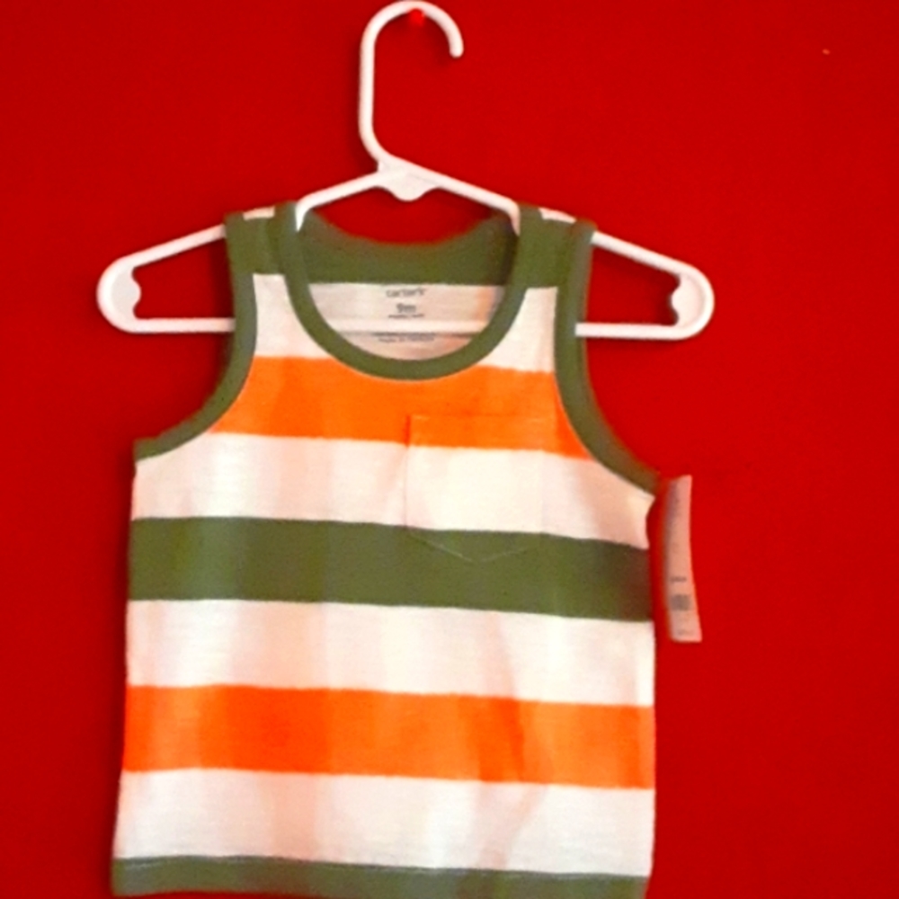Carter's Multicolored Striped Tank Top